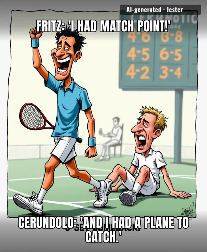 Cerundolo's comeback was so quiet that even the umpire's chair umpire is asking for a recount.