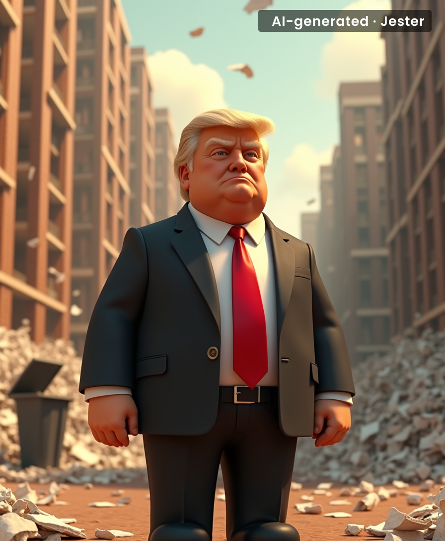 The only thing bigger than Trump's ego right now is the size of the pile of promises he's already broken.
