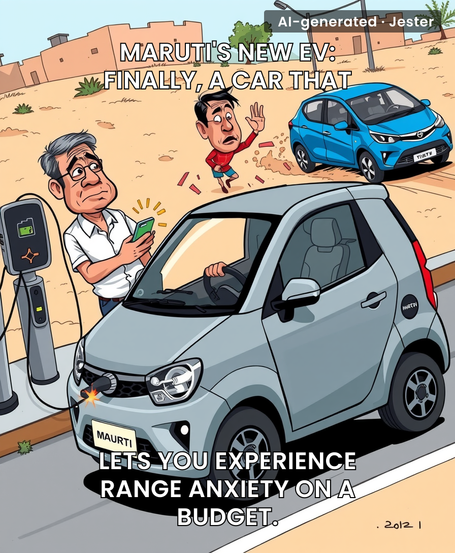 The only thing cheaper than Maruti's new EV is the excuse they'll give for its 80 km real-world range.