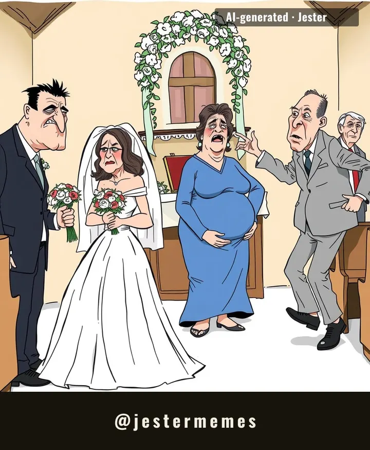the sister-in-law has been waiting nine months to make this entrance