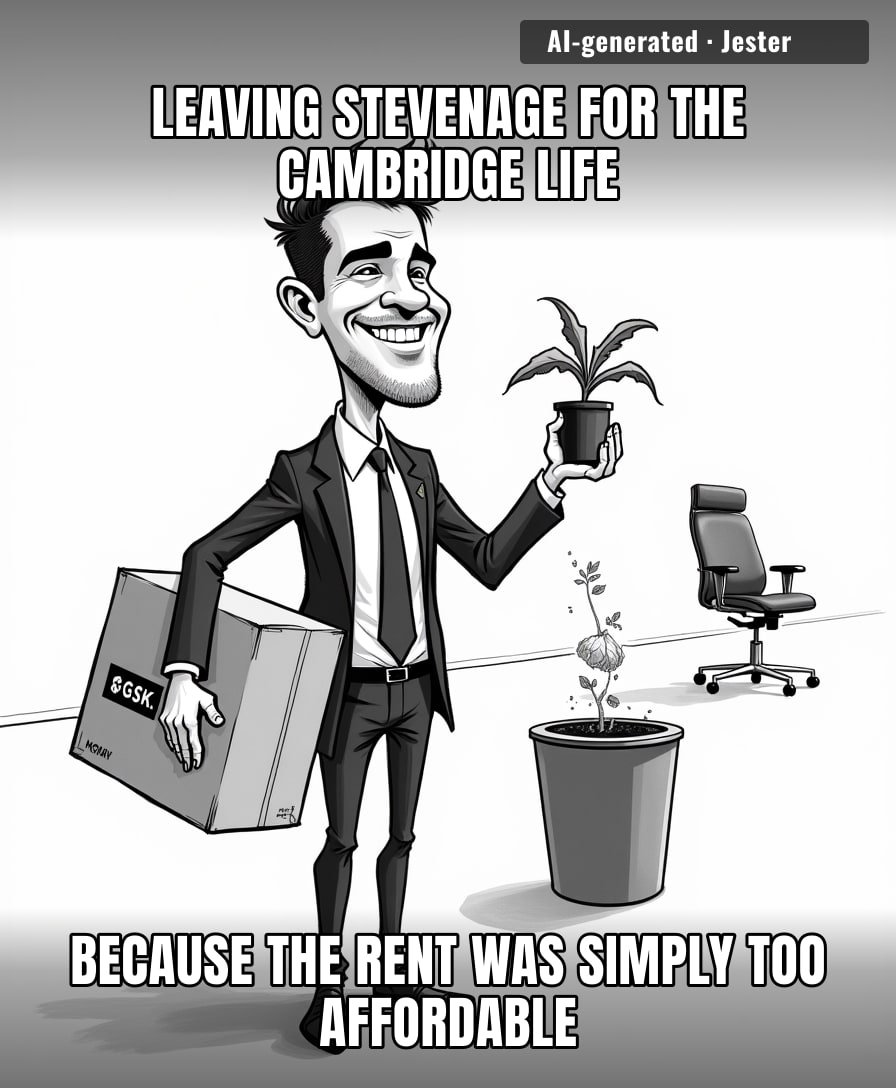 Big Pharma moving to Cambridge is the corporate equivalent of a hipster moving to a neighborhood and complaining it's suddenly too expensive.