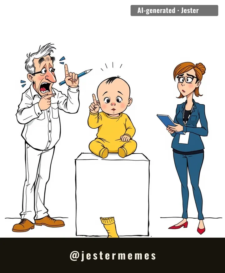 not the baby photo, the fact that 'she exists' is now a press release