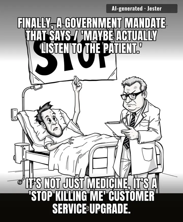 The NHS had to invent a legal status called 'Martha’s Rule' just to stop doctors from treating 'I’m dying' as a polite suggestion.