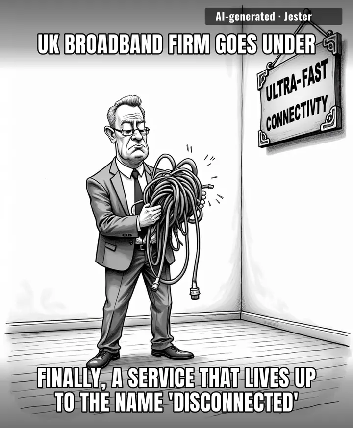 If I wanted my internet to disappear this fast, I would have just asked my ISP for a billing statement.