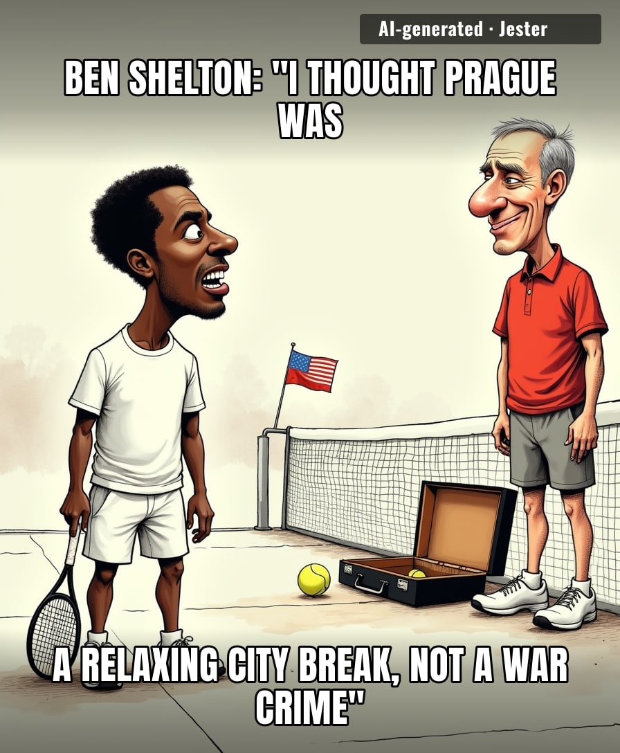 Czechia 1, America 0, Shelton's luggage already packed in the fetal position.
