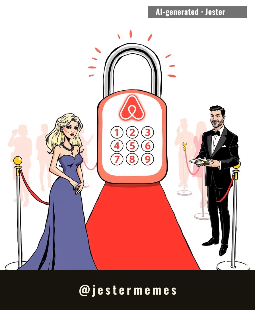 the only red carpet where you need a door code.