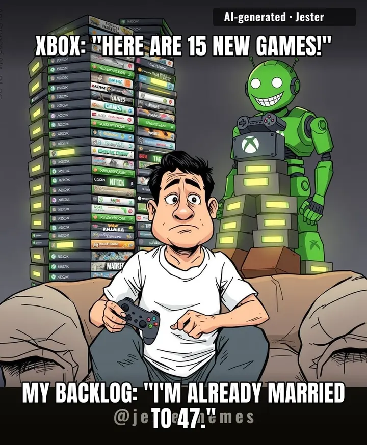 Xbox's new catchphrase should be 'Start more, finish never'.