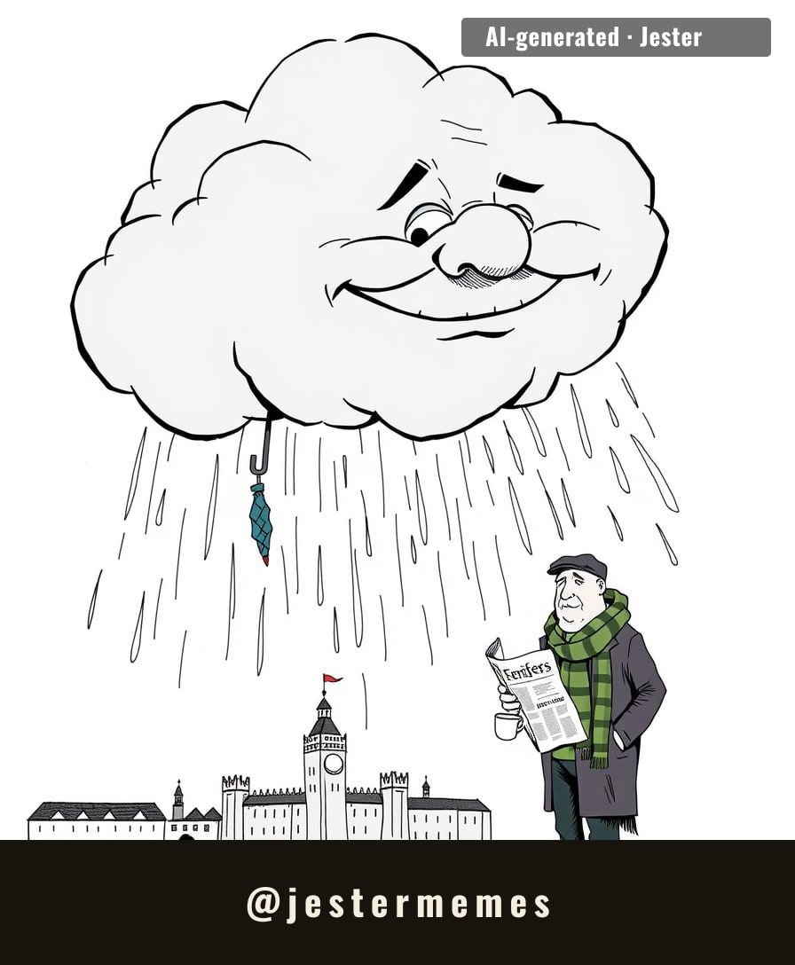 Weather app just says 'lol'