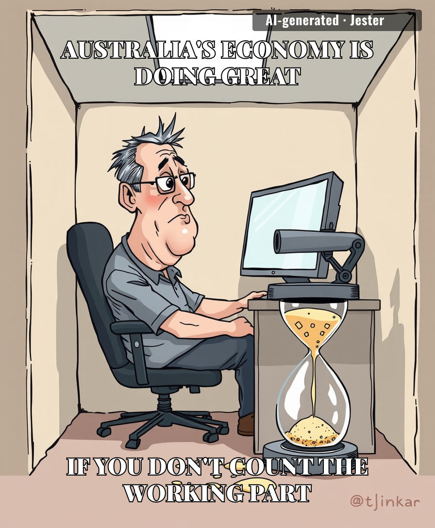 The job market is so healthy that everyone is technically employed, just not by anyone with a payroll.