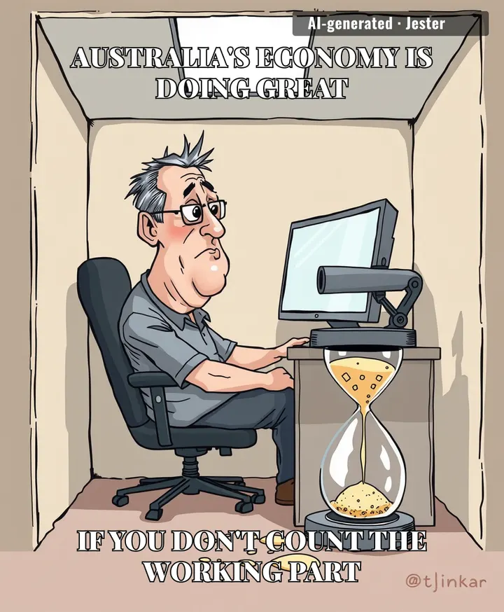 The job market is so healthy that everyone is technically employed, just not by anyone with a payroll.