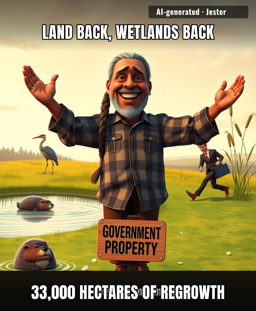 33,000 hectares is a lot of land—unless you're a wetland, in which case it's just a good start.