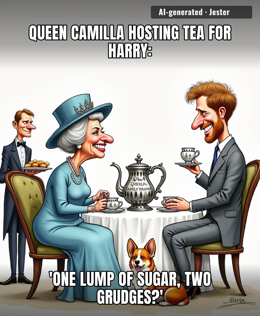 Family therapy's cheaper than a royal summit, but then again, so is a functioning monarchy.