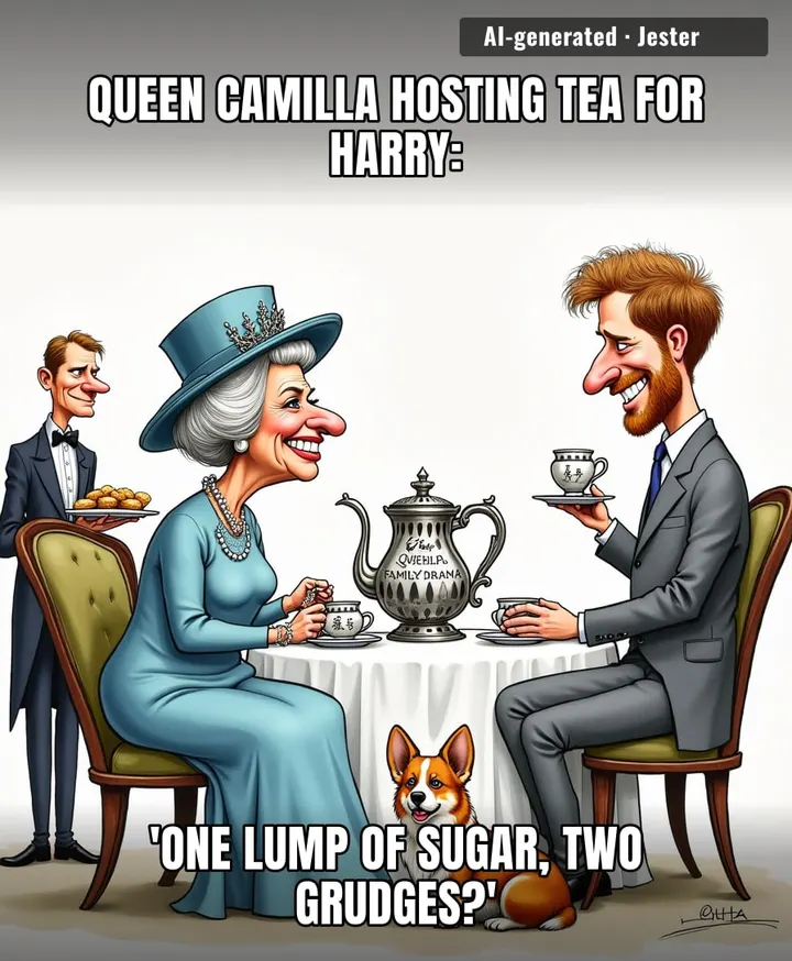 Family therapy's cheaper than a royal summit, but then again, so is a functioning monarchy.