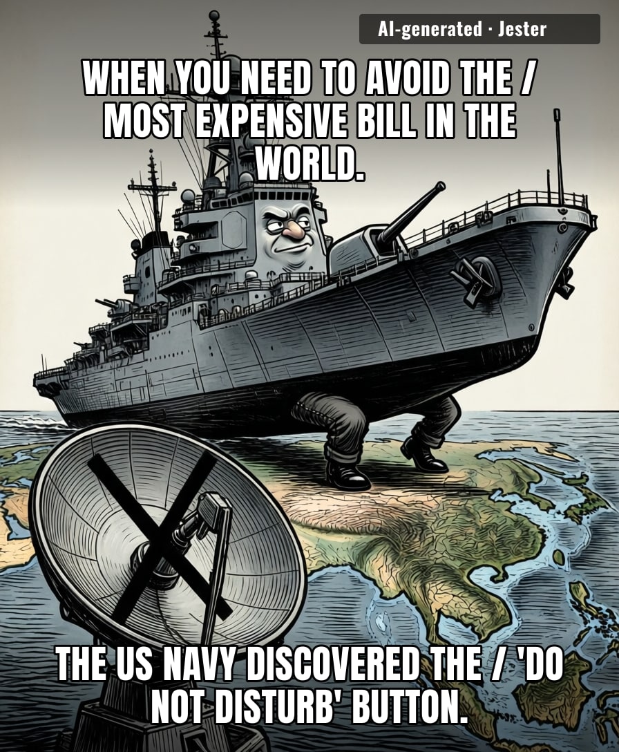 The Pentagon finally adopted the exact same conflict-resolution strategy as my ex: go dark, turn off the location, and hope the South China Sea swallows the evidence.