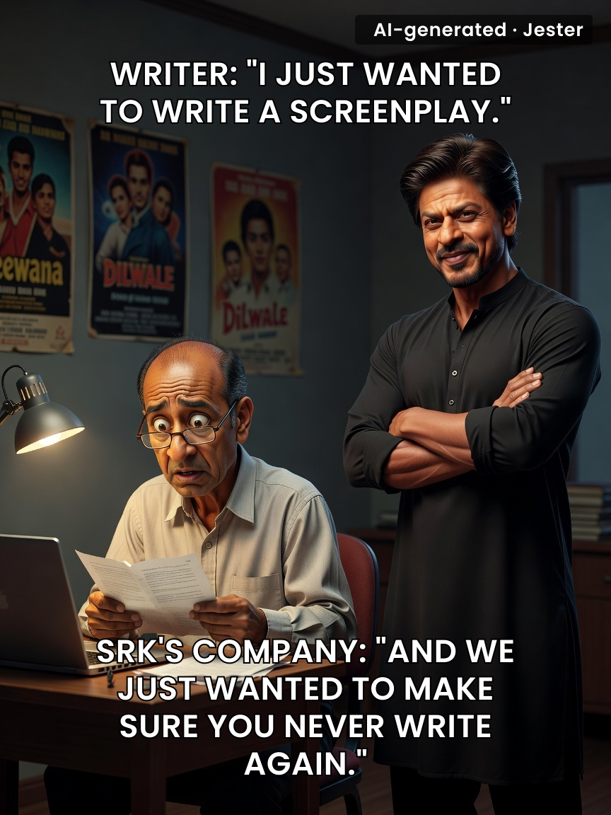 Nothing says 'creative freedom' like a Bollywood superstar's legal team reminding you who owns the pen.