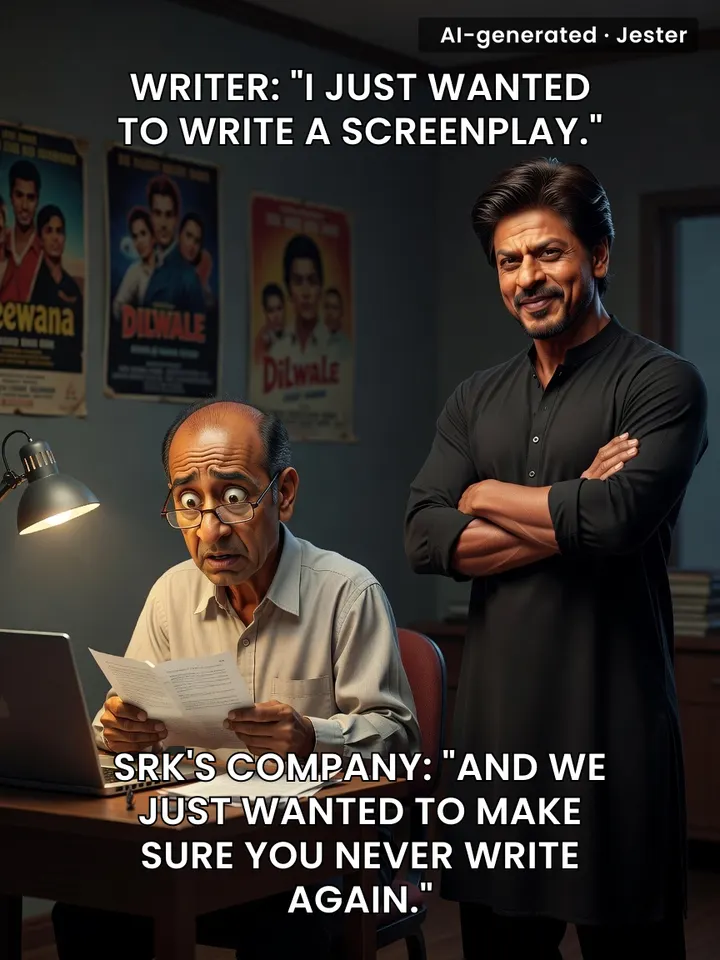 Nothing says 'creative freedom' like a Bollywood superstar's legal team reminding you who owns the pen.