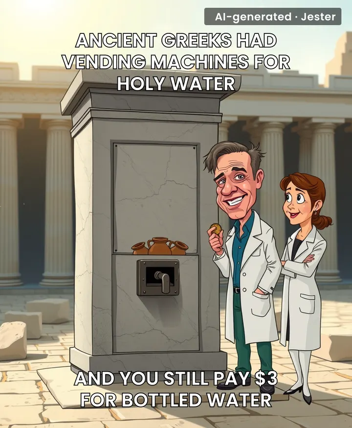 Swipe your card for the gods — ancient vending machines were just the first in-app purchase.