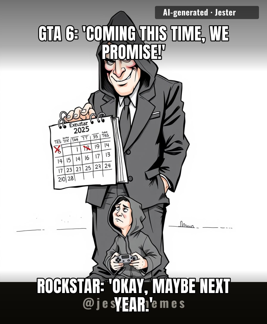 Rockstar's release dates are like my gym membership — renewed annually, never actually used.