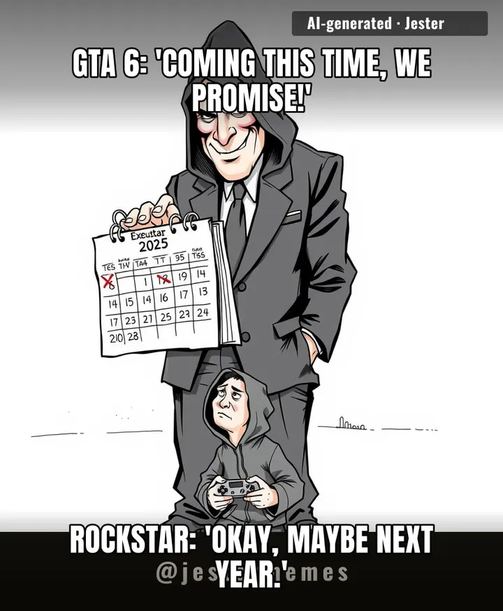 Rockstar's release dates are like my gym membership — renewed annually, never actually used.