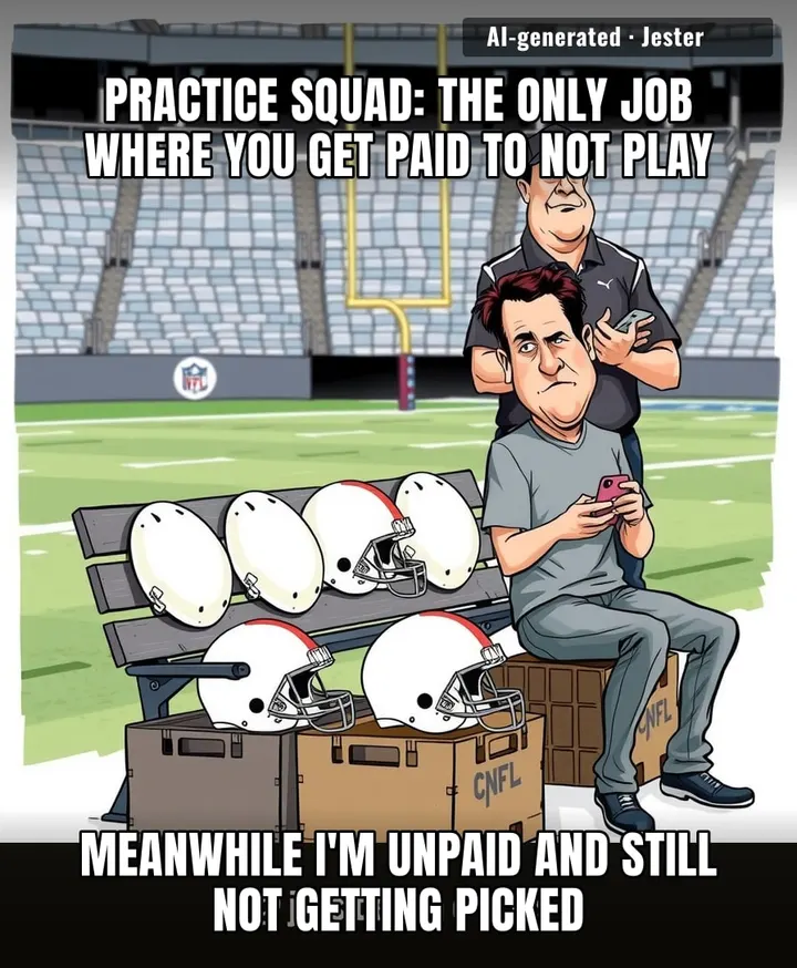 The Bengals just hired five guys to do nothing, and I can't even get a callback for a job I'd actually hate.