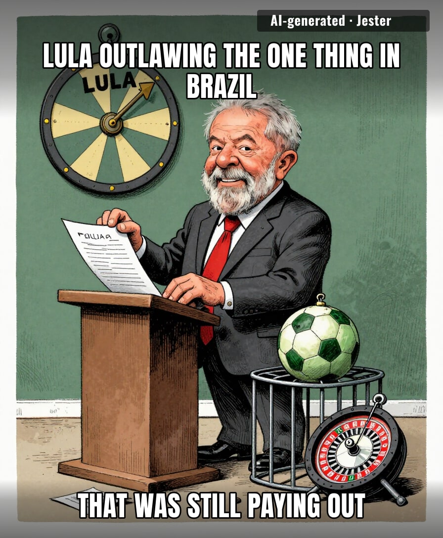 banned the betting sites so the only gamble left in Brazil is him