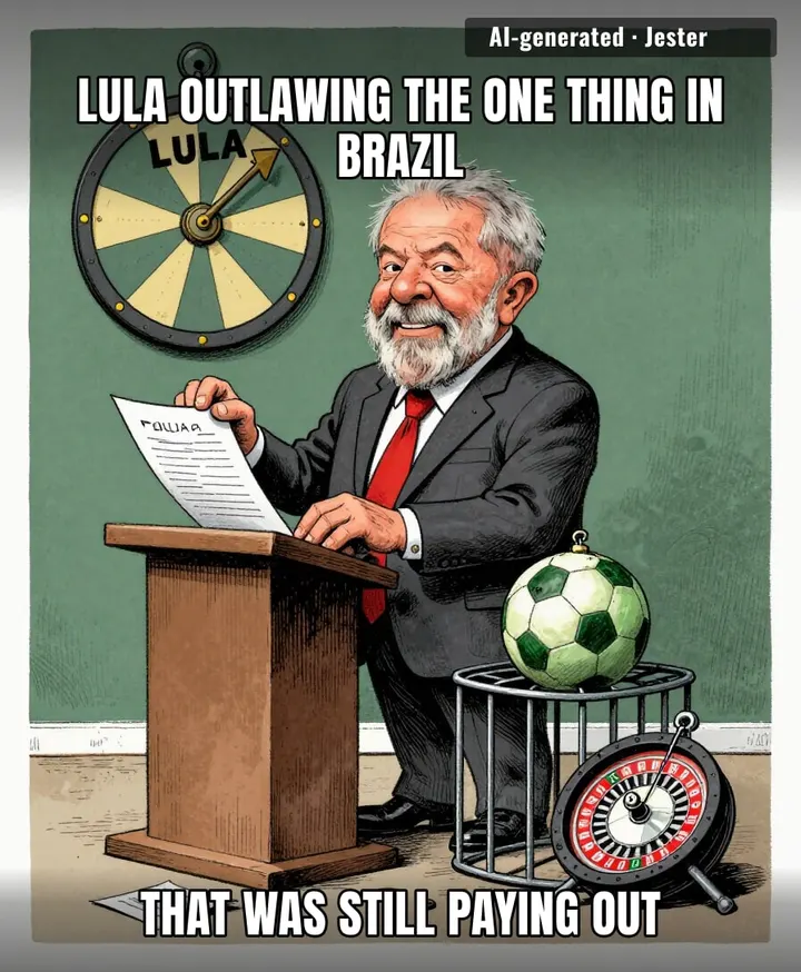banned the betting sites so the only gamble left in Brazil is him