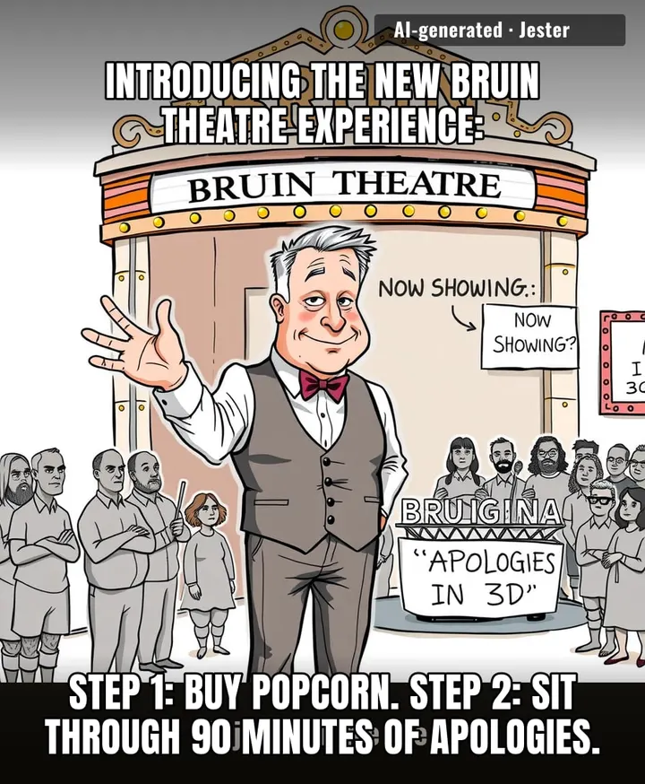 Nothing says grand reopening like a pre-show announcement that the manager is a walking liability.