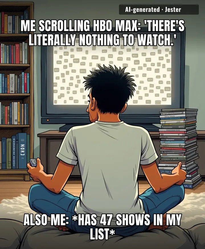 HBO Max has so much content that choosing a show now requires a therapist, a spreadsheet, and a séance to contact the person I was before I opened the app.