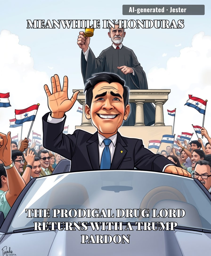 Juan Orlando Hernandez returns to a hero's welcome and a corruption trial – the ultimate two-for-one redemption arc.