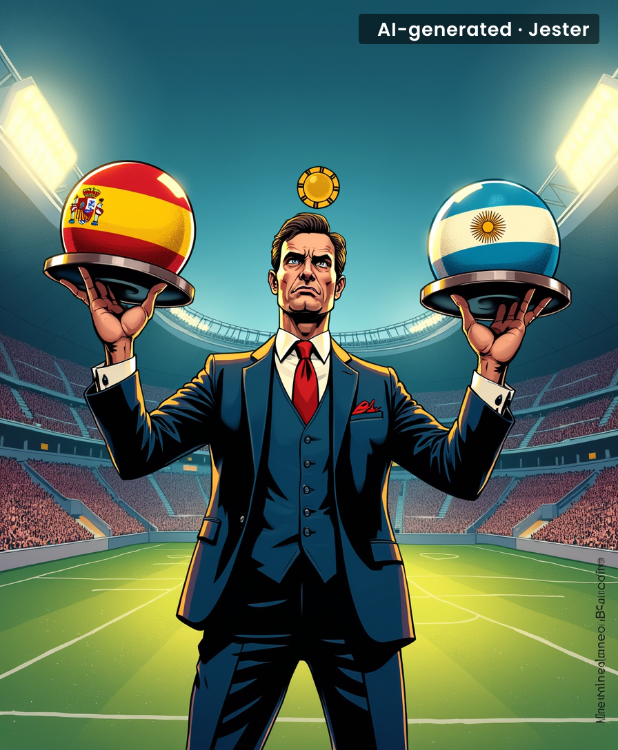 Nothing says World Cup confidence like betting on a match that hasn't even been scheduled yet.