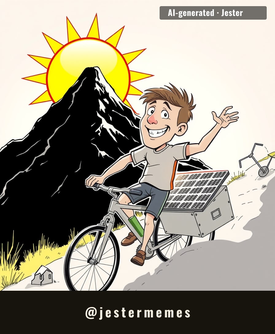 Turns out the most efficient way to cross a mountain range is just to embrace the giant glowing ball of gas we’re all orbiting.