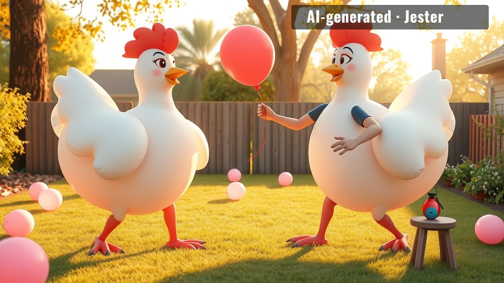 Thirty days of inflatable-chicken warfare to arrive at the word 'Adams.'