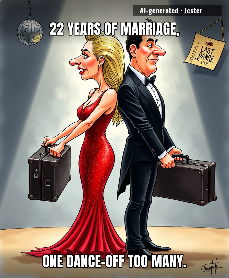 She finally found a partner who doesn't step on her toes — the divorce lawyer.