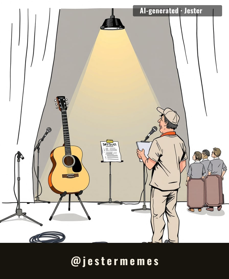 A tour so cursed that quitting it became the opening act's opening act.