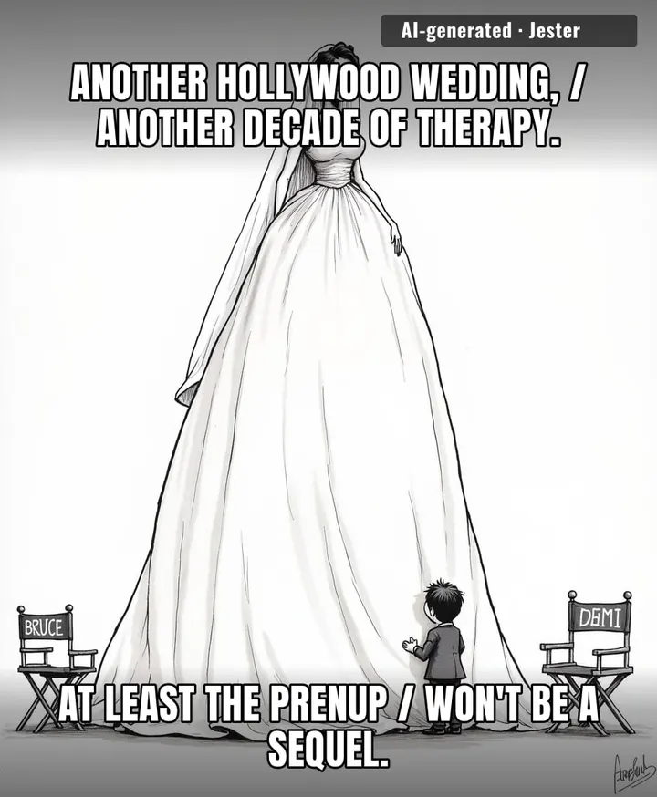 We really act like these celebrity weddings are public service announcements / instead of just content for the next inevitable divorce documentary.