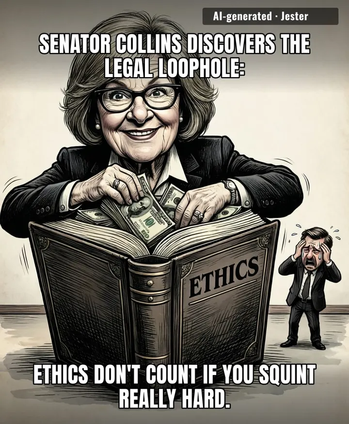 The Senate's ethics committee is basically just a group of people who bill the taxpayer to tell each other 'no worries, man'.