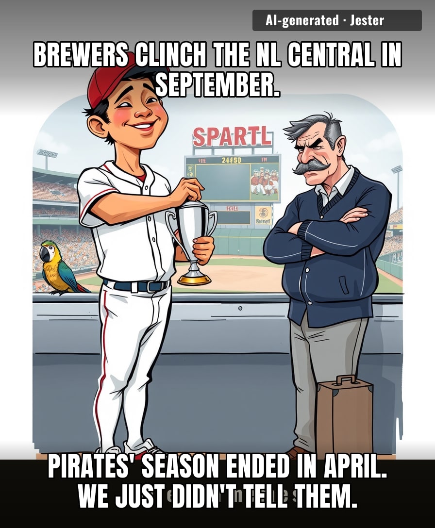 The Brewers won the division and the Pirates won a free four-hour seminar on what a functioning bullpen looks like.