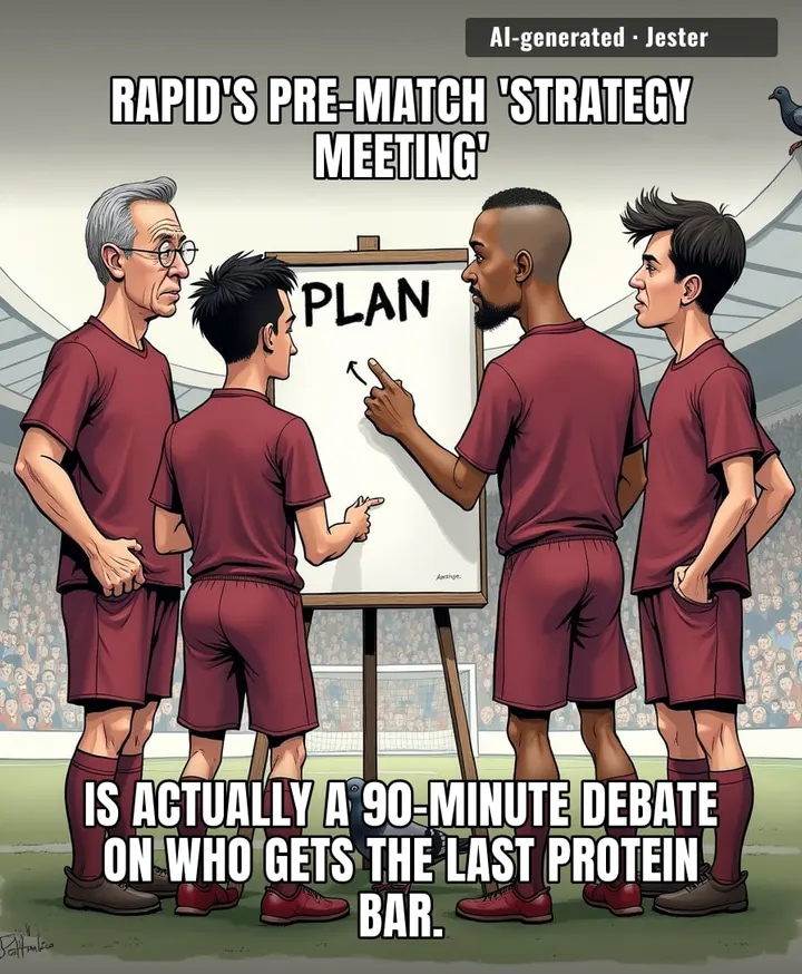 Rapid's game plan is just the bus driver asking for directions and everyone pretending they knew the way.