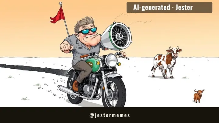 guy spent 400 hours engineering a way to be 60 km/h slower than my cousin's Splendor