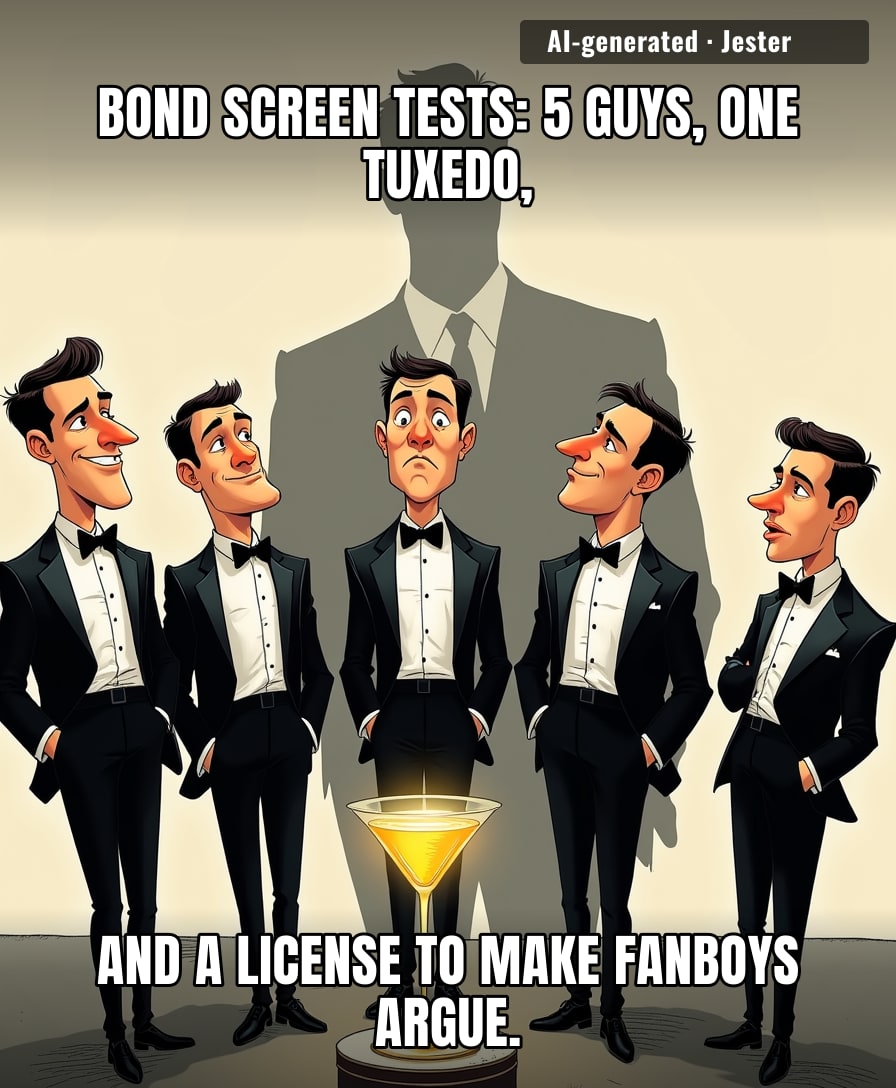 The next Bond will be whoever survives the screen test, the fan wars, and Daniel Craig's passive-aggressive goodbye.