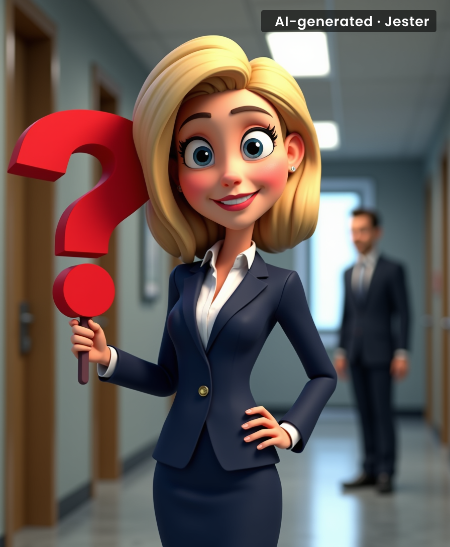 Turns out 'happy to answer any question' is code for 'please don't ask me about the emails.'
