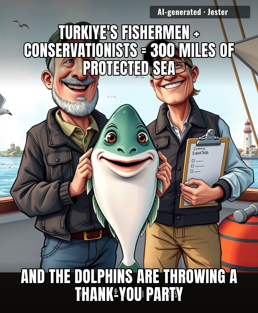 When the locals team up, even the fish start filing paperwork for a union.