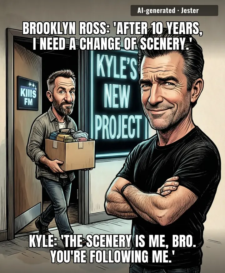 Brooklyn Ross followed his ex-boss to a new station like a lost puppy with a résumé.