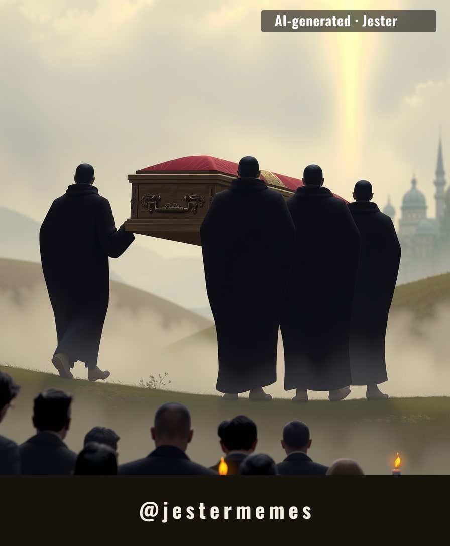 The return of a king, even in death, ignites the flames of power.
