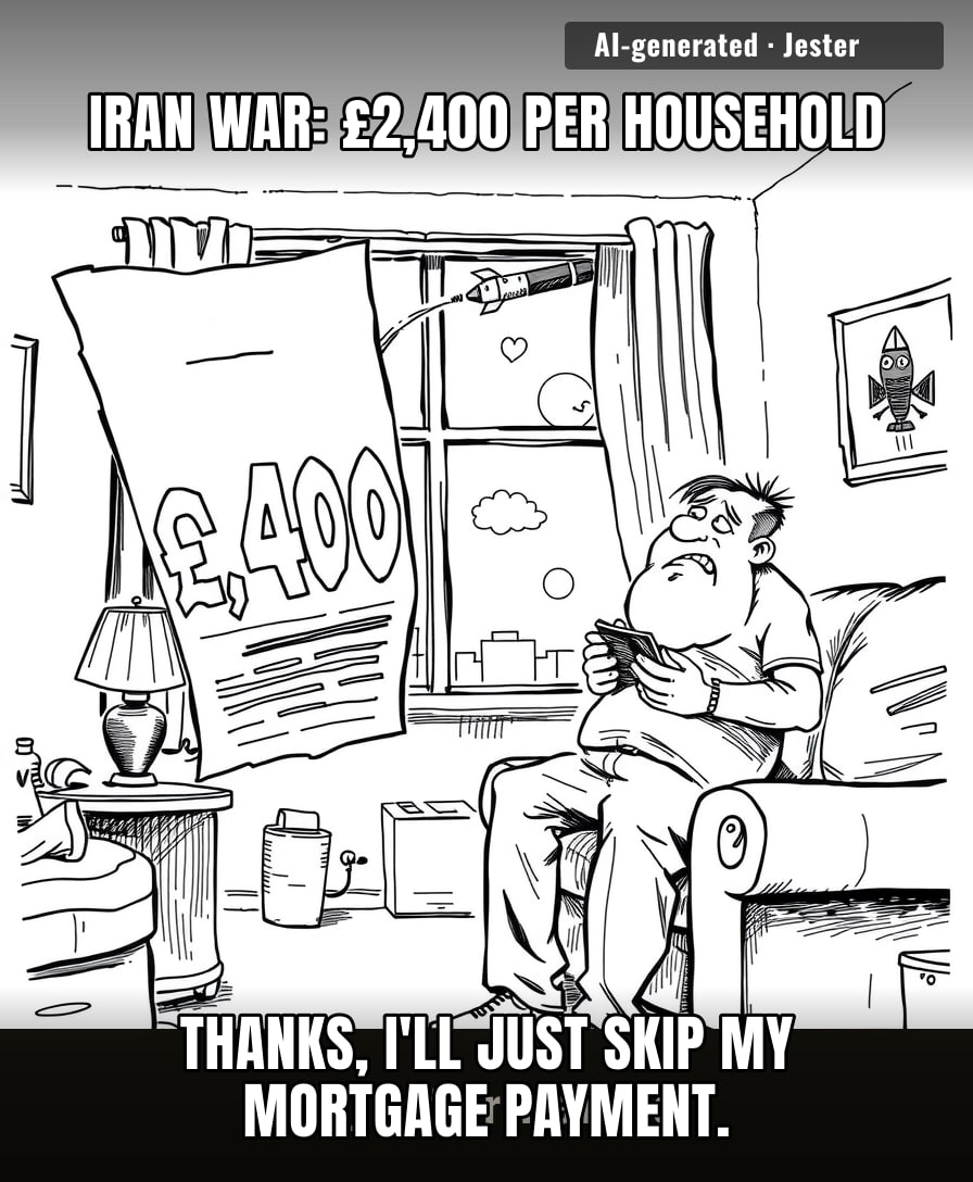 At this rate, my house will be repossessed by a country I can't find on a map.