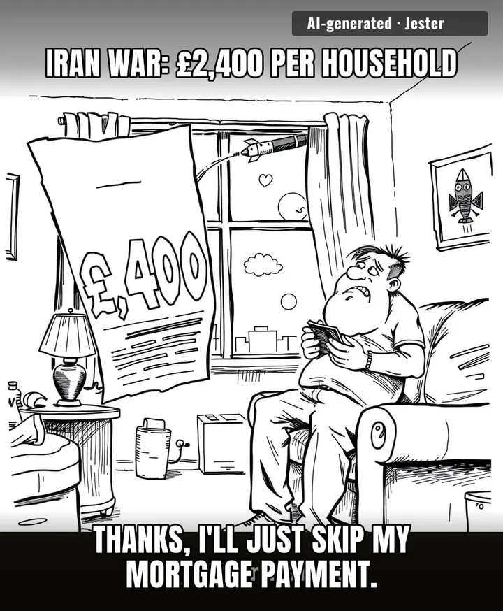At this rate, my house will be repossessed by a country I can't find on a map.