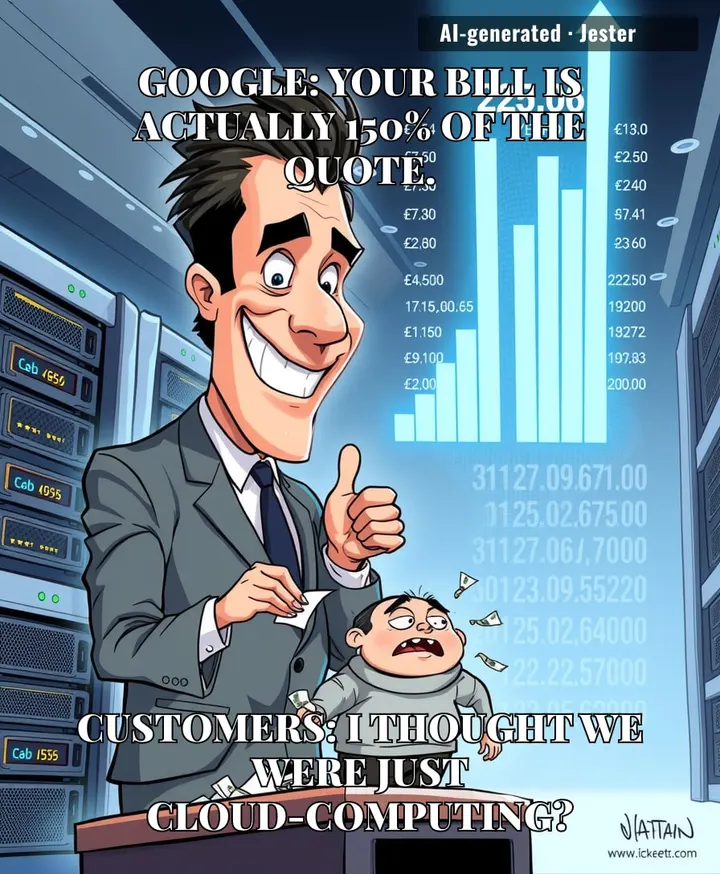 The only thing more elastic than Google’s cloud storage is their definition of a 'committed' budget.