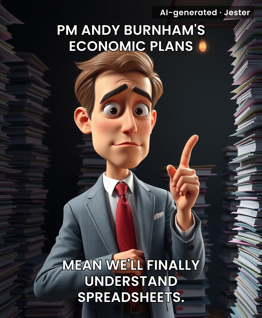 Finally, a politician who understands the true meaning of 'painfully complex spreadsheets'.