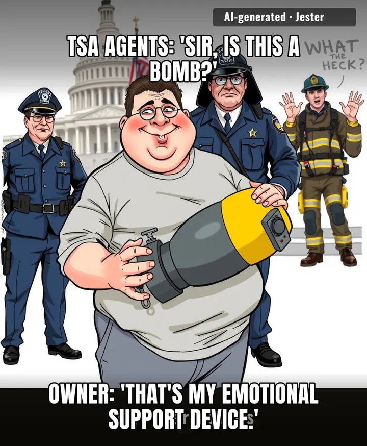 All that panic for a device that couldn't even get a rise out of the bomb squad.
