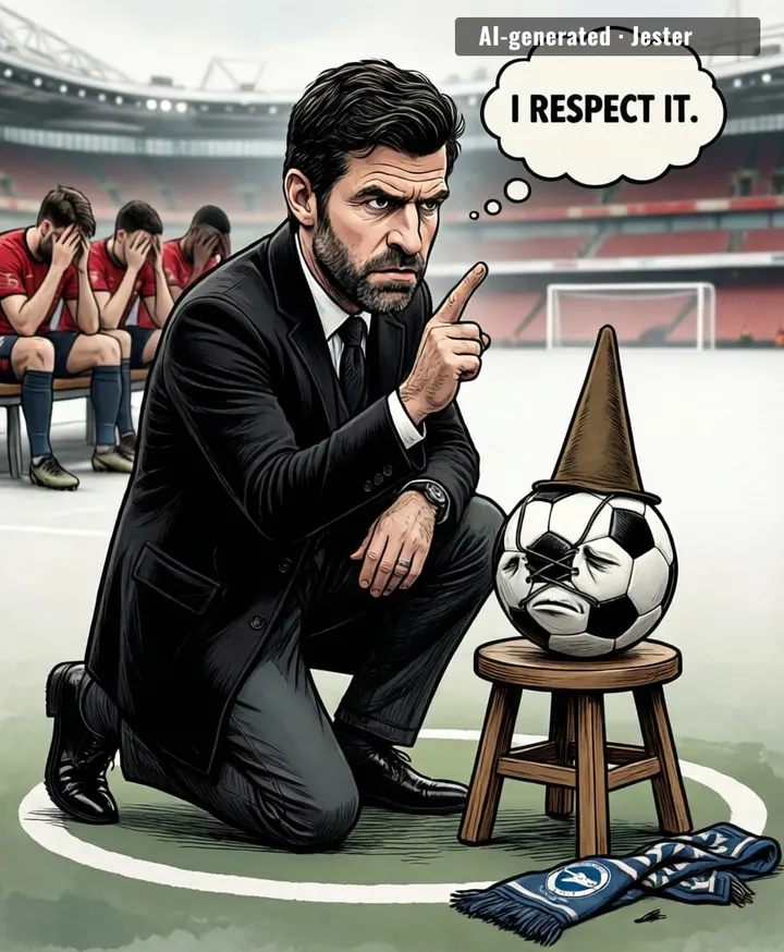 Arteta's putting football in a three-game time-out and it can think about what it did.